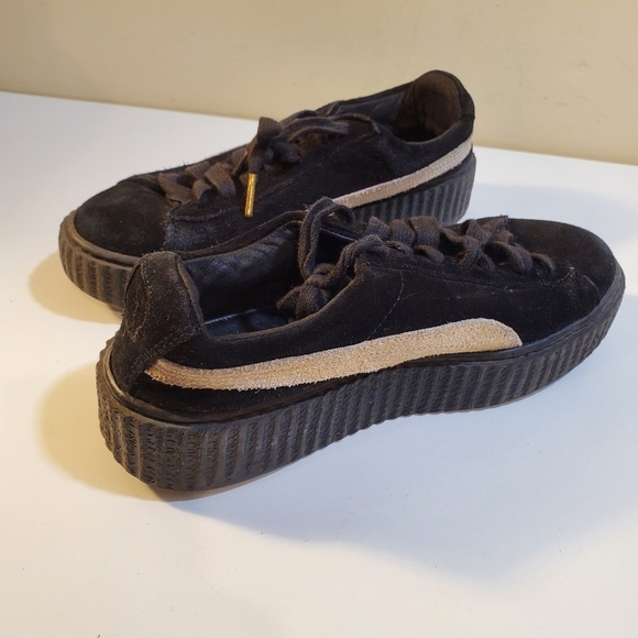 Puma Fenty by Rhianna black creepers womens sneakers size 8 - Picture 10 of 12